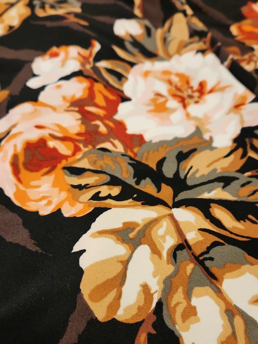 ❤️ WHITE HOUSE BLACK MARKET WIDE LEG FLORAL HIGH RISE PANTS, TIE WAIST, XXS - Picture 9 of 9